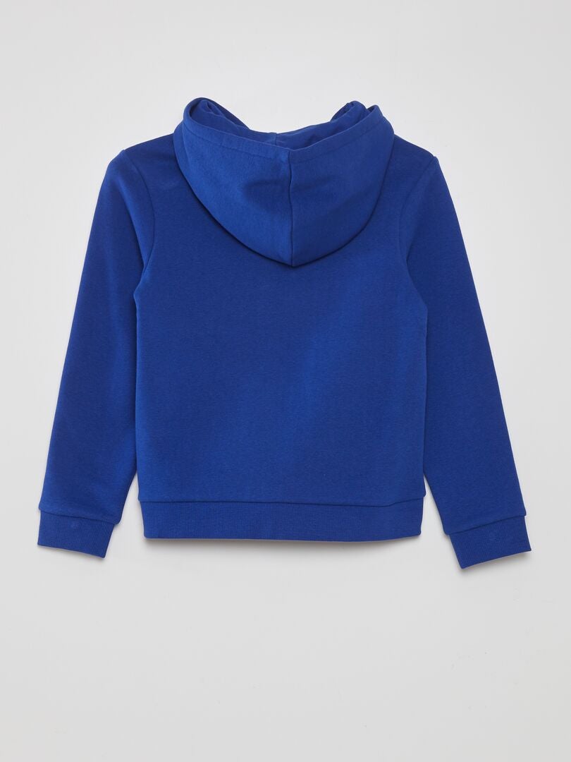 Hoodie met rits - Donkerblauw
