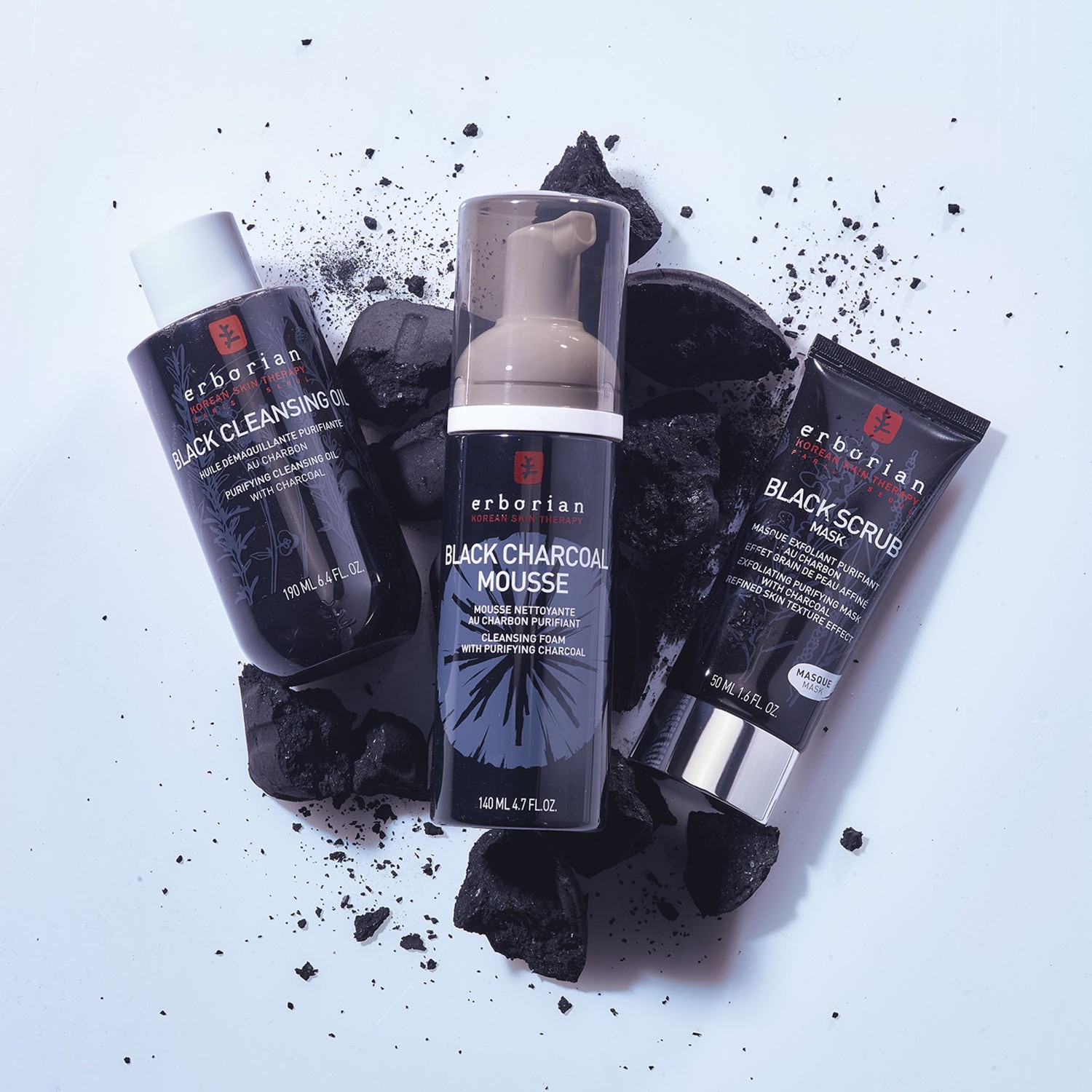 ERBORIAN Black Scrub Mask