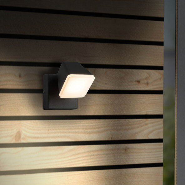 Εξωτερικό επιτοίχιο φωτιστικό LED Isacco, 12 W, 1.300 lm