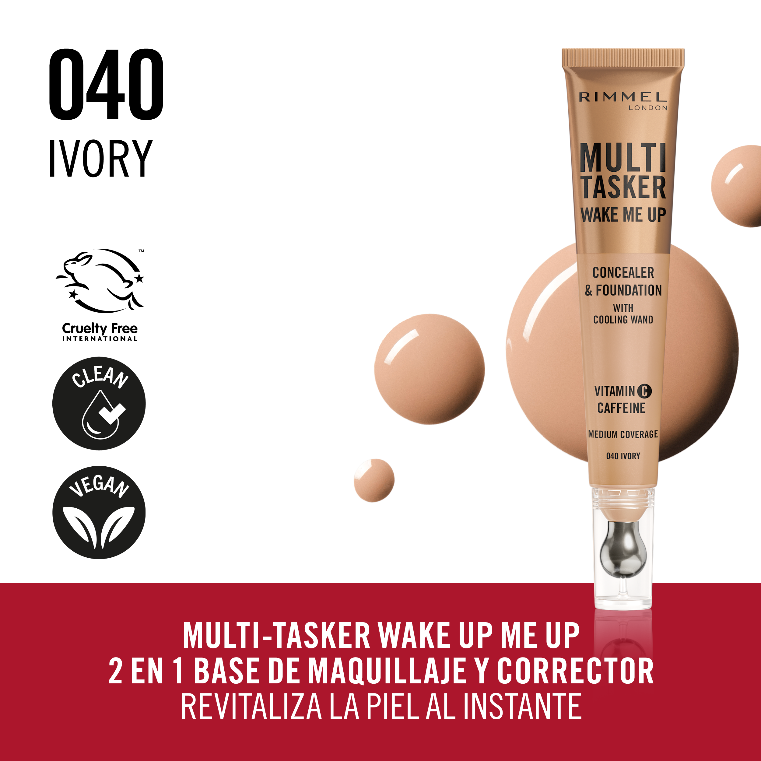Multi Tasker Wake Me Up korektor i puder Puderi