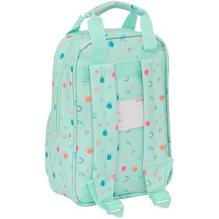 Mochila infantil Safta M765c Preschool Love - Mochila com alças, fácil de limpar, ideal para crianças de diferentes idades.