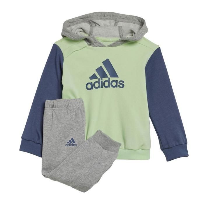 Conjunto Adidas verde claro/gris IS2679
