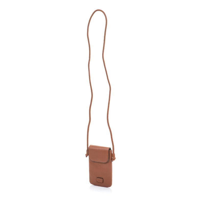 Dámská hnědá crossbody kabelka