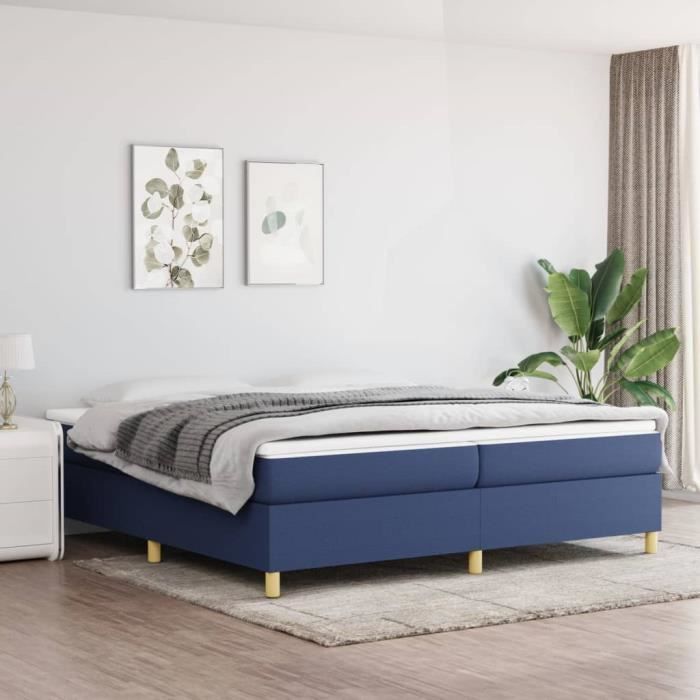 AKOZON verende bedbodem - 200x200 cm - Duurzame stof - Stevige poten - Multiplex lattenbodem