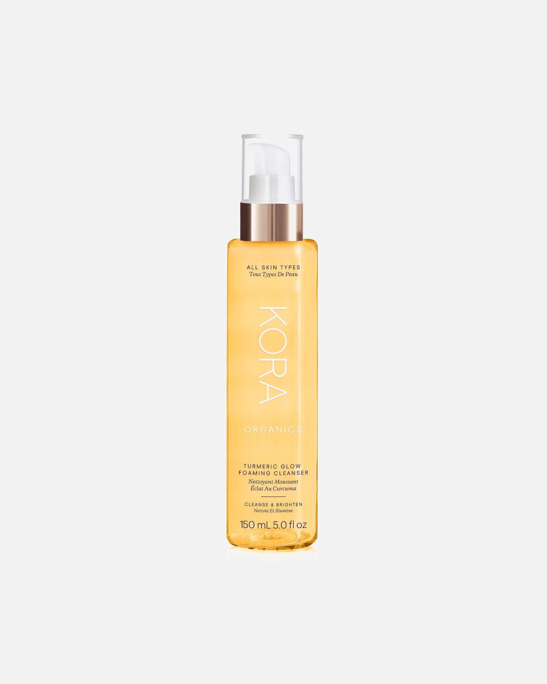 KORA Organics Pjena za čišćenje s kurkumom i sjajem - 30 ml
