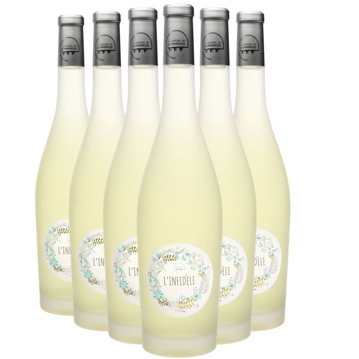 Les Vignerons du Sommiérois Pays d'Oc L'Infidèle 2024 - Witte wijn uit de Languedoc-Roussillon (6x75cl)