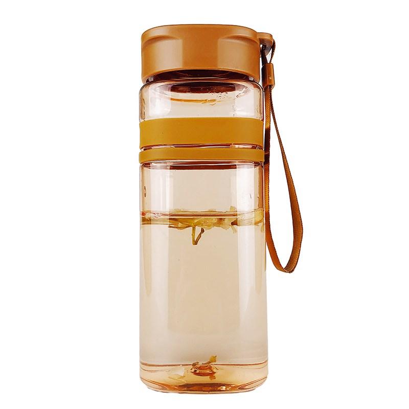Botella de agua portátil de plástico para gimnasio, nueva y bonita, ideal para deportes al aire libre. Botella de agua portátil a prueba de fugas para viajes, modelo KK60SH.