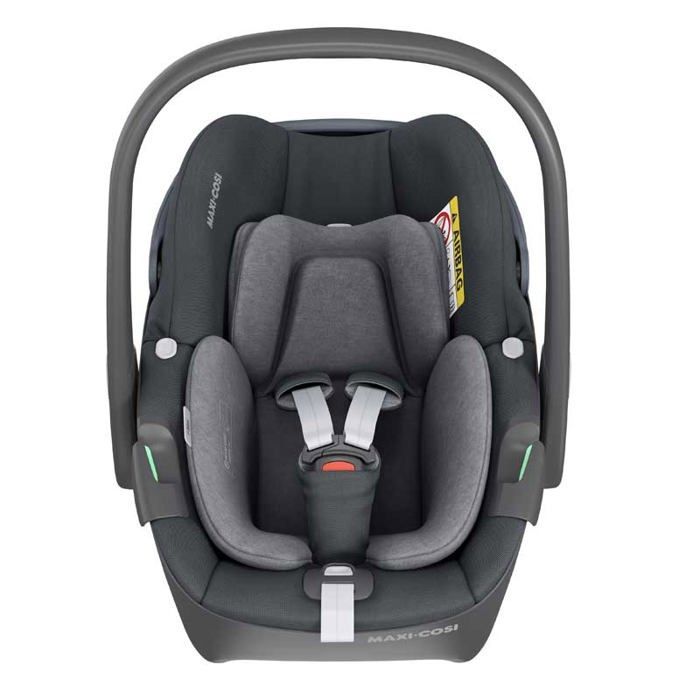 Seggiolino auto Maxi-Cosi Pebble 360 i-Size, girevole, Gruppo 0, dalla nascita fino a 15 mesi, colore Essential Graphite.