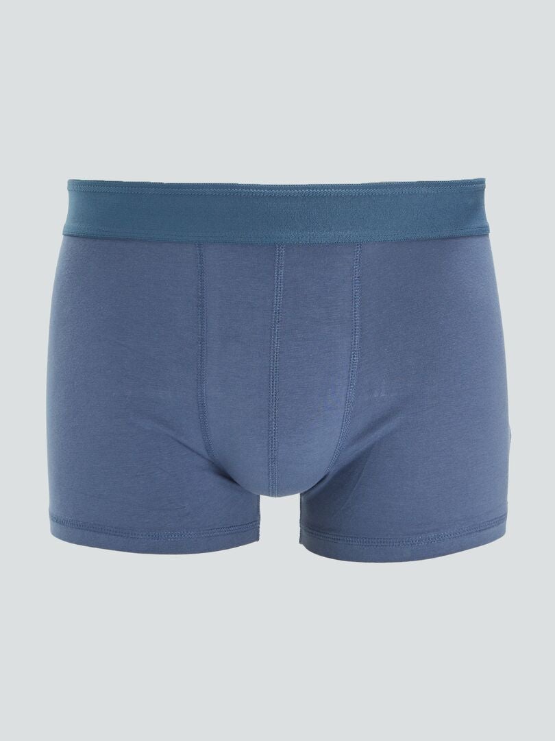 Conjunto de 3 cuecas boxer de cor sólida - AMARELA