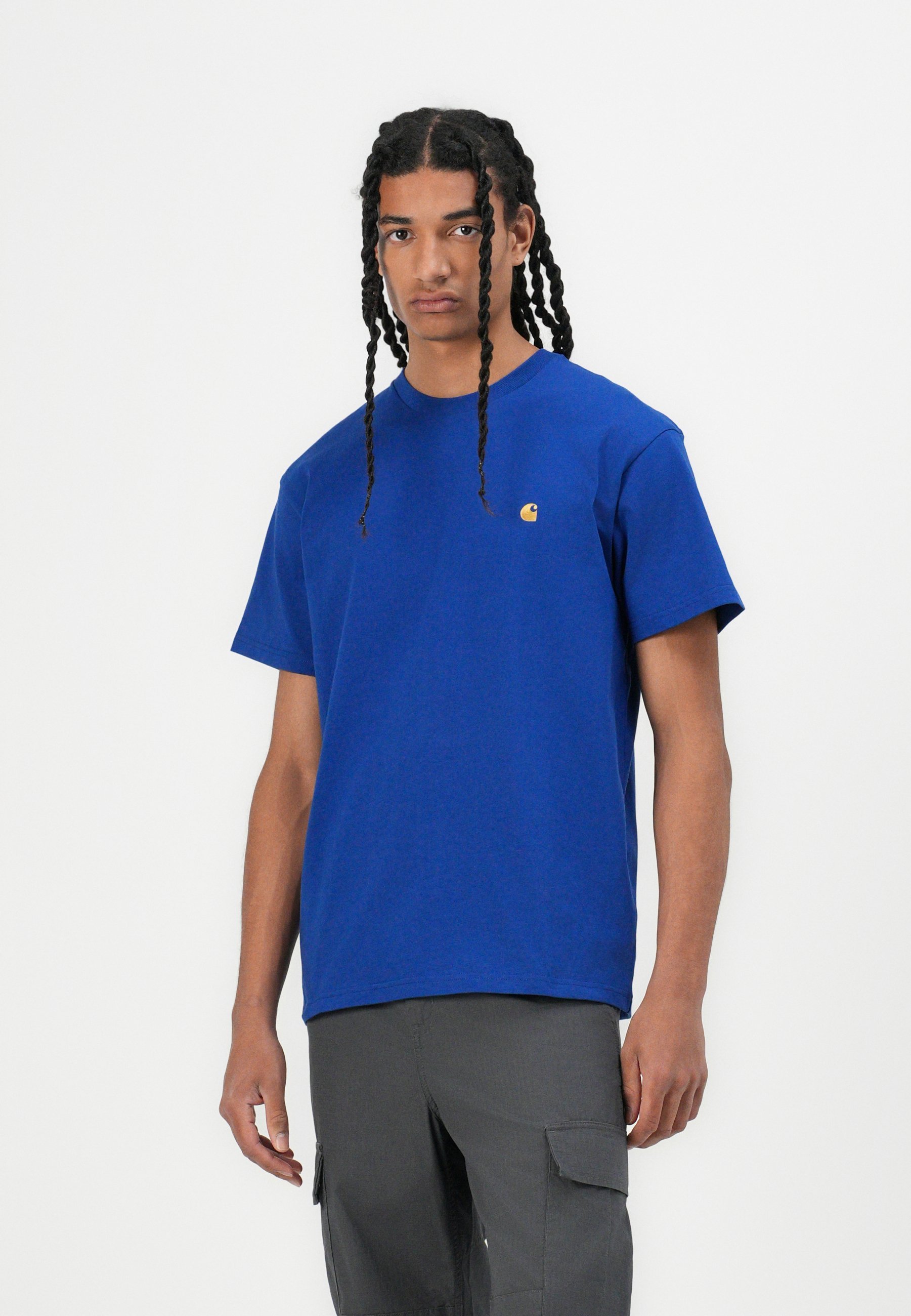 Carhartt WIP CHASE - T-shirt basique - couleur tue-loup/or