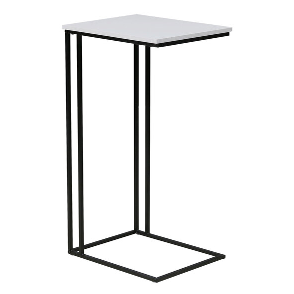 Strike side table, white