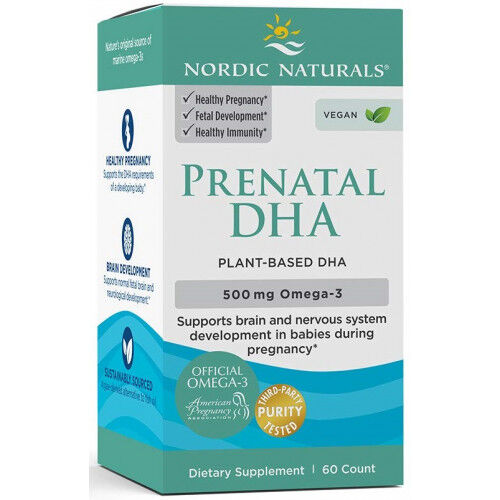 Nordic Naturals pirmsdzemdību DHA vegāns 500 mg