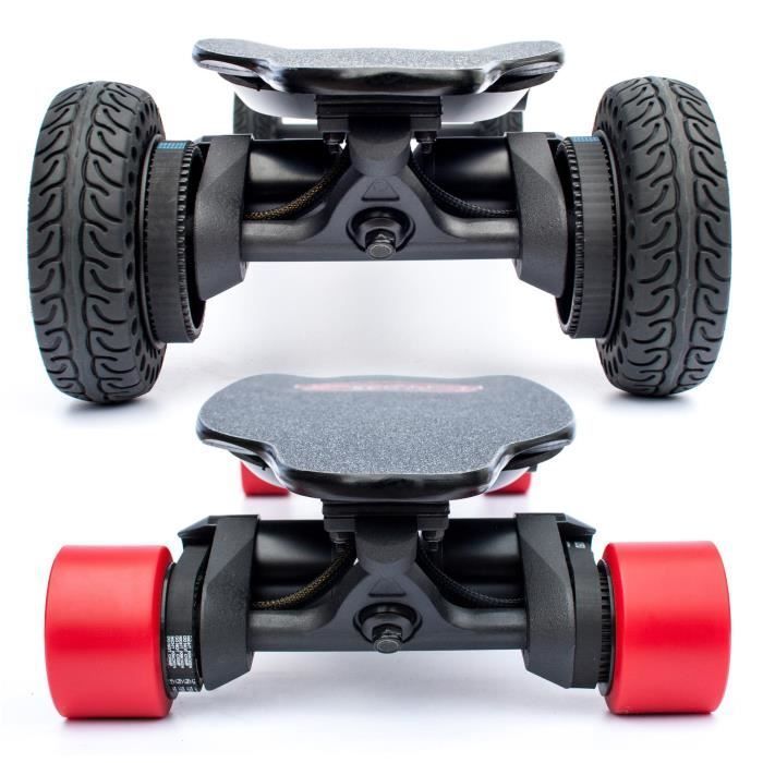 Convertible electric skateboard - EVO SPIRIT - Switcher V1 - Lithium batteries - All-terrain and longboard