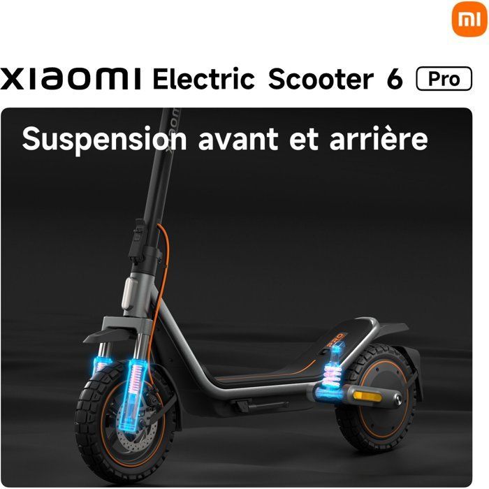 Patinete eléctrico Xiaomi - Electric Scooter 6 Pro - 1000 W máx. - 12