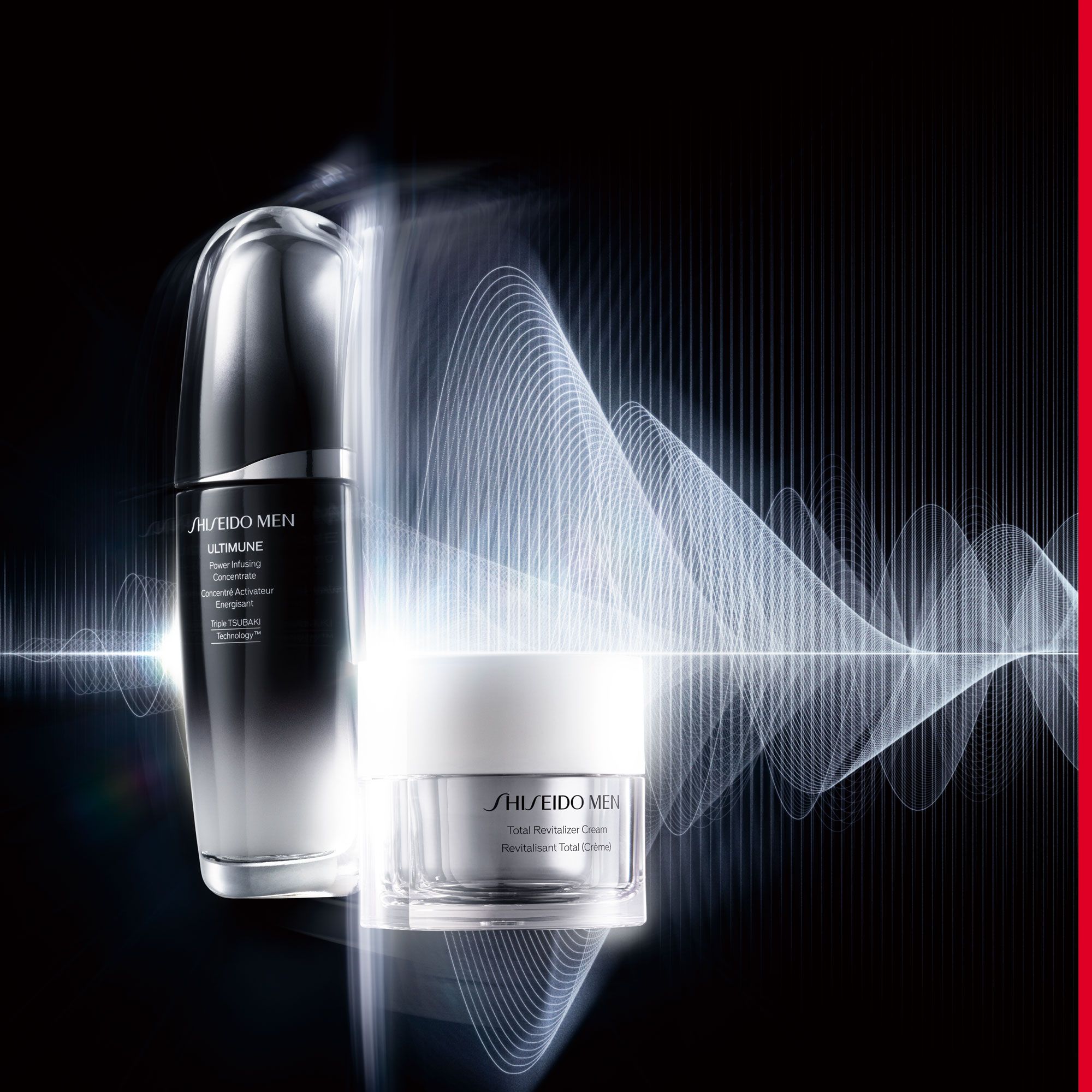 Shiseido Men Anti-Aging Serum Ultimune Power Infusing Concentrate Luxusný prípravok proti vráskam a starnutiu