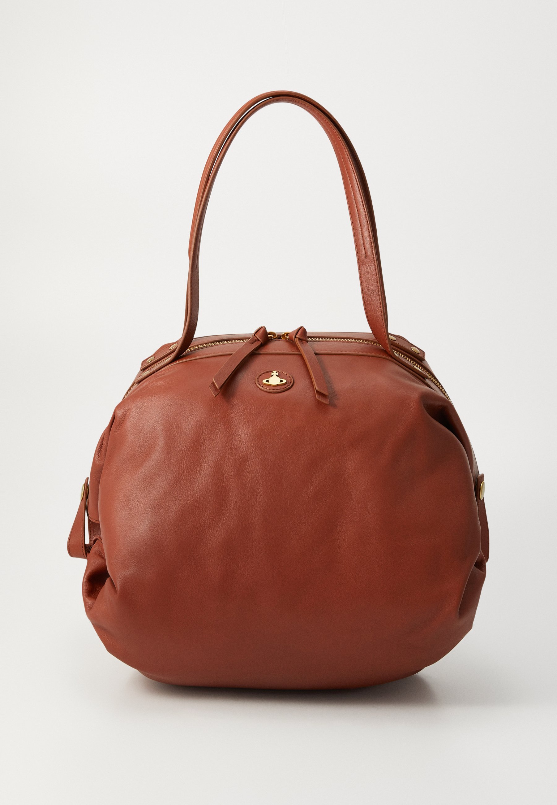 Borsa tote grande unisex Vivienne Westwood MARA - color cammello