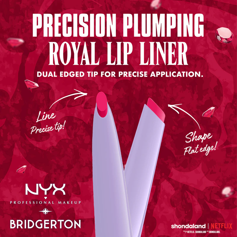 NYX Professional Makeup Bridgerton Royal Treasures zestaw do ust