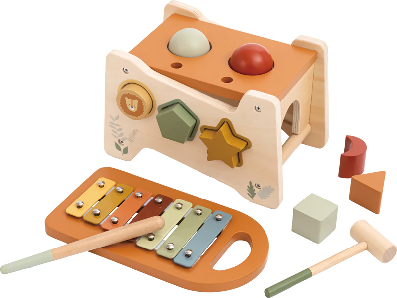 2Kids Toys Xylofoon Hamerspeelgoed 2-in-1 bekkens