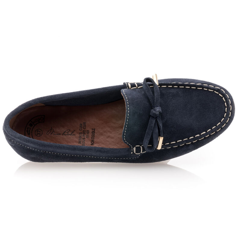 Mocassins / chaussures bateau Femme Bleu