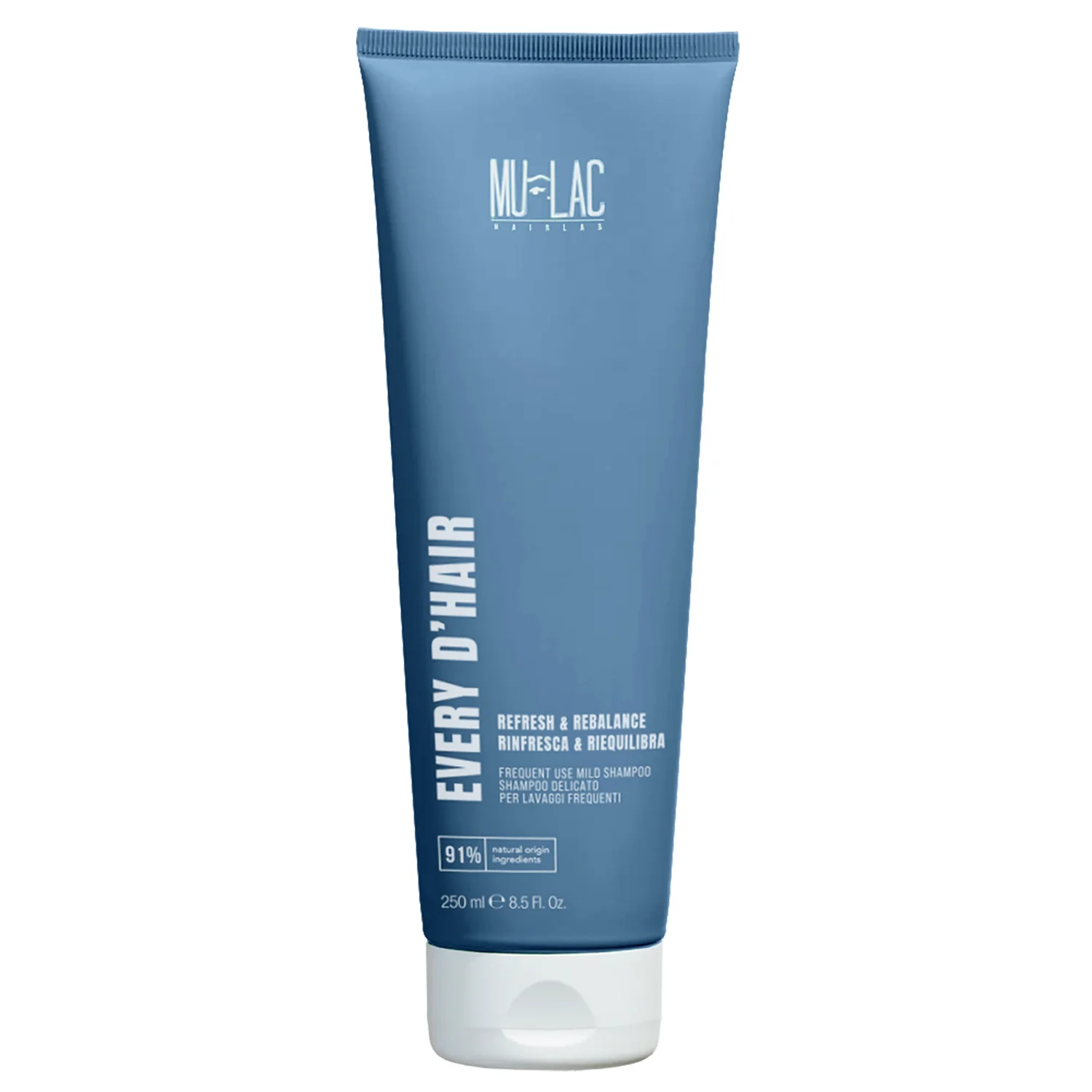Hairlab EVERY D'HAIR RINFRESCA & RIEQUILIBRA - Shampoo Delicato Per Lavaggi Frequenti - Shampoo Delicato, Shampoo Uso Frequente