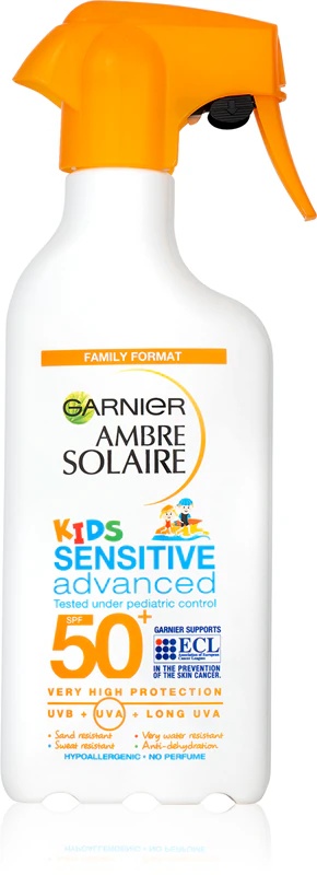Garnier Ambre Solaire Sensitive Advanced Protective Spray bērniem SPF 50+
