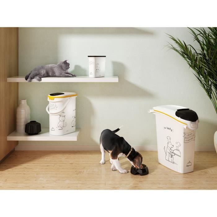 Recipiente para ração de gato CURVER 4kg - 10L - O jantar está servido