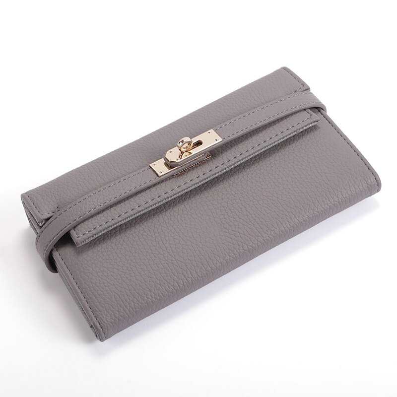 Portefeuille long de créateur pour femme, portefeuille de luxe en cuir PU crocodile, porte-monnaie, porte-cartes, portefeuille intelligent