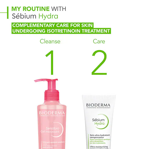 Bioderma Sébium Voedende Crème voor Droge, Acnegevoelige Huid 40ml