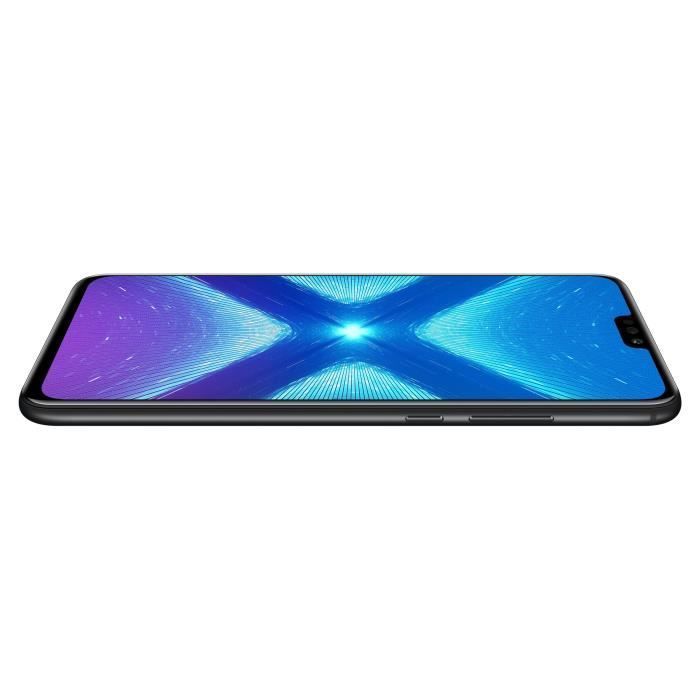 Smartphone - HONOR - 8X Noir - 64 Go - 4 Go de RAM - Ecran 6,5