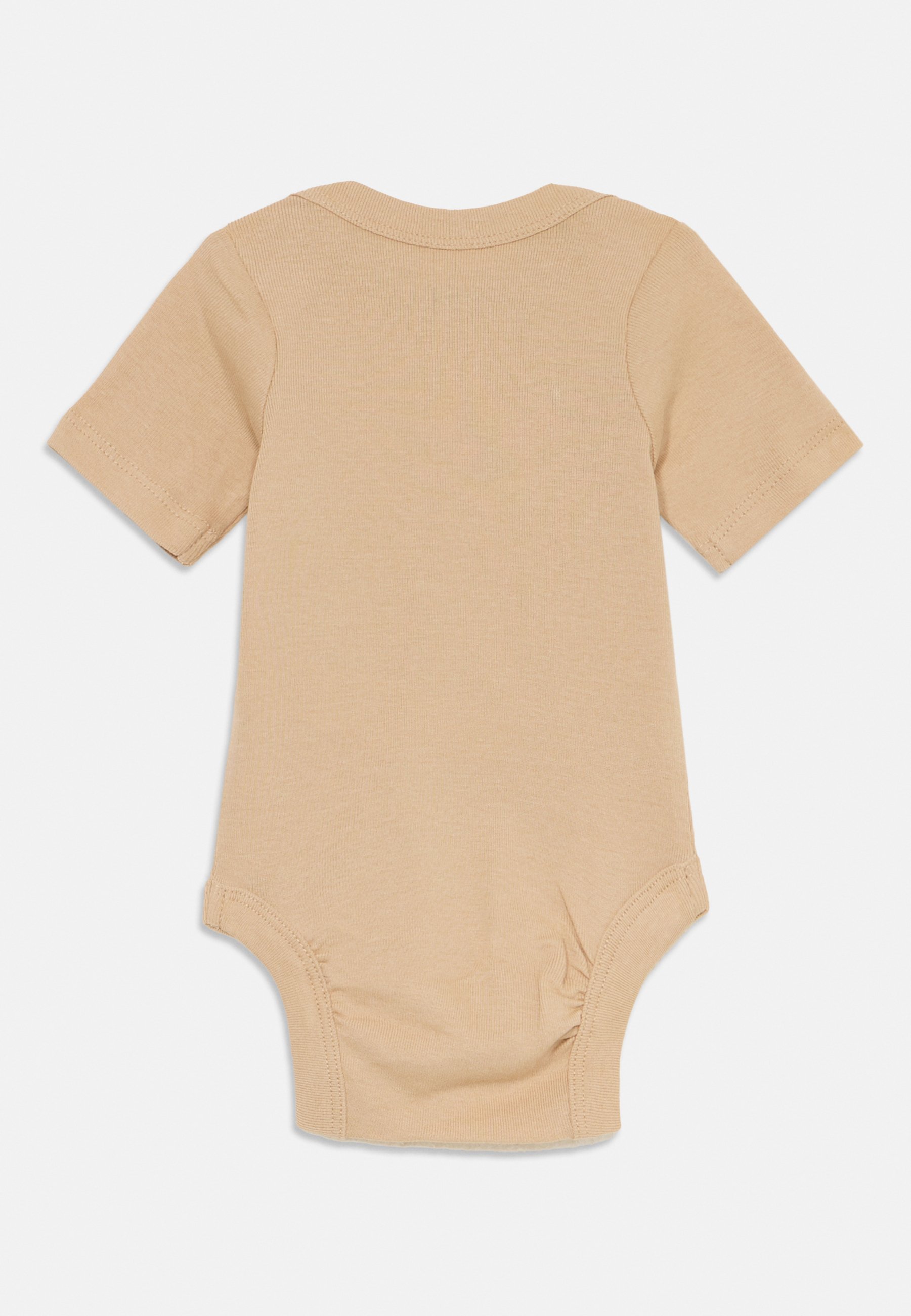 Friboo UNISEX 5 MAGLIA A MANICHE CORTE - Tuta da notte - marrone chiaro/beige