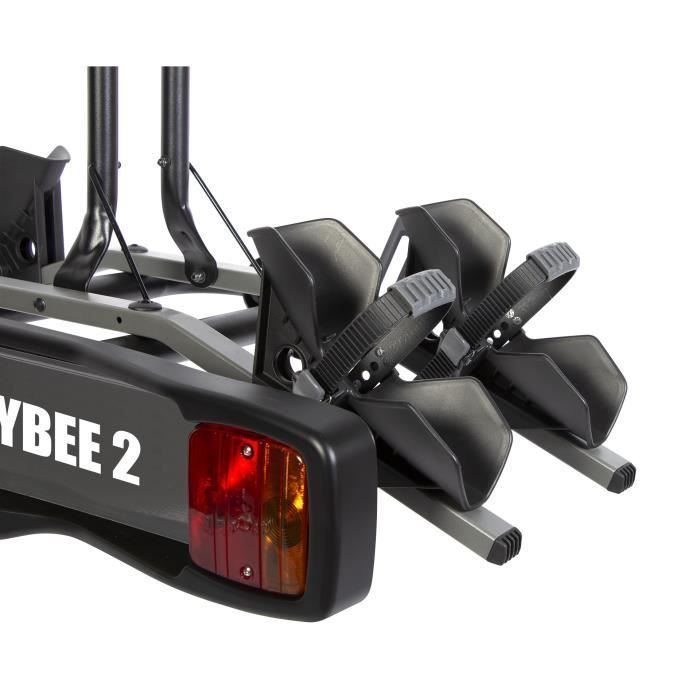 Porte-vélo sur attelage BUZZRACK - New Buzzy Bee 2 - 2 vélos - Noir - Acier