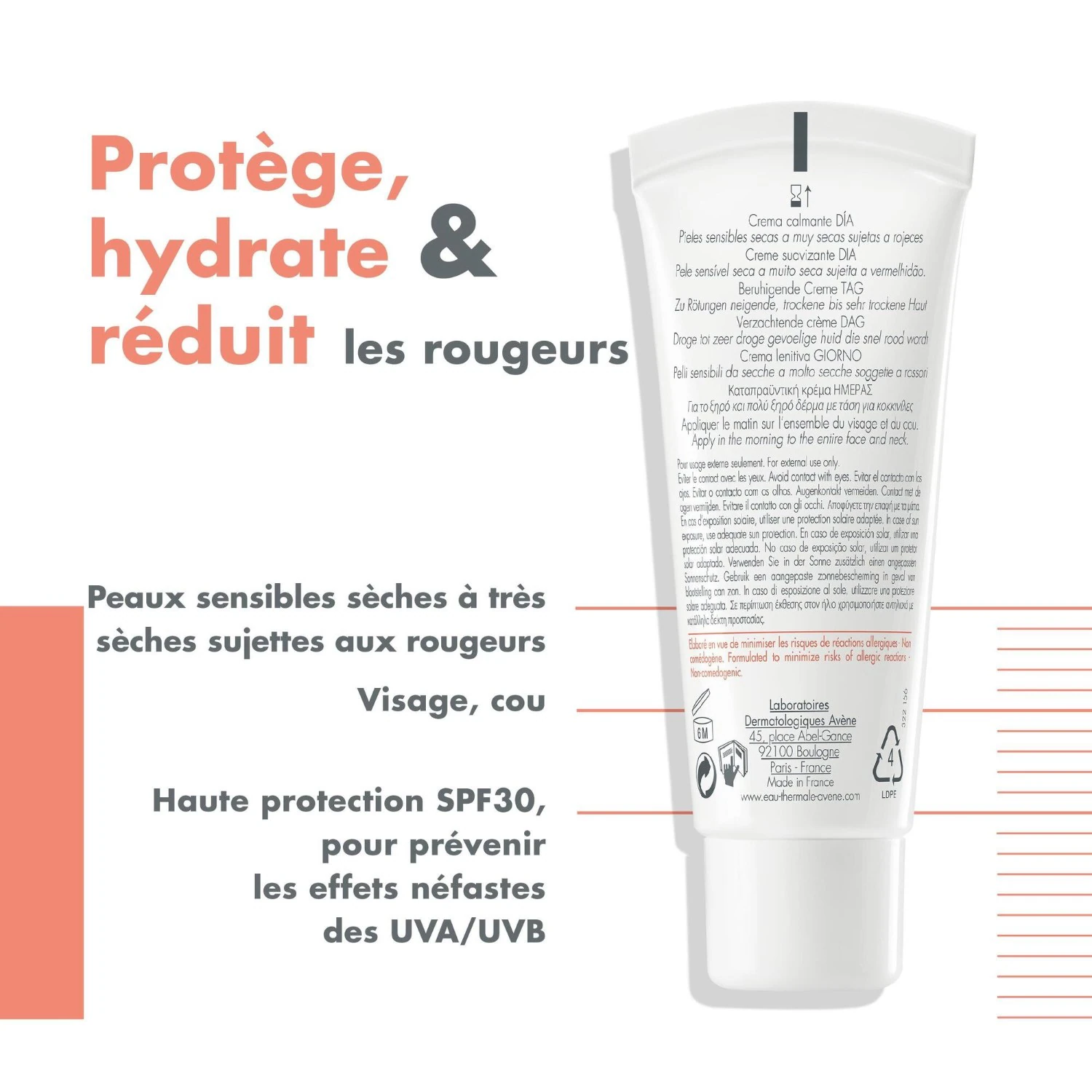 Avène Crème apaisante SPF30
