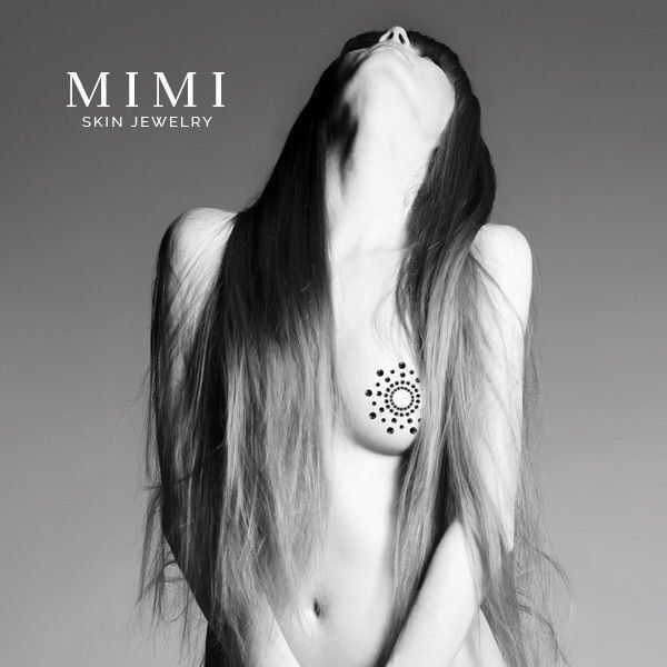 Bijoux Indiscrets Mimi Black Nipple Cover