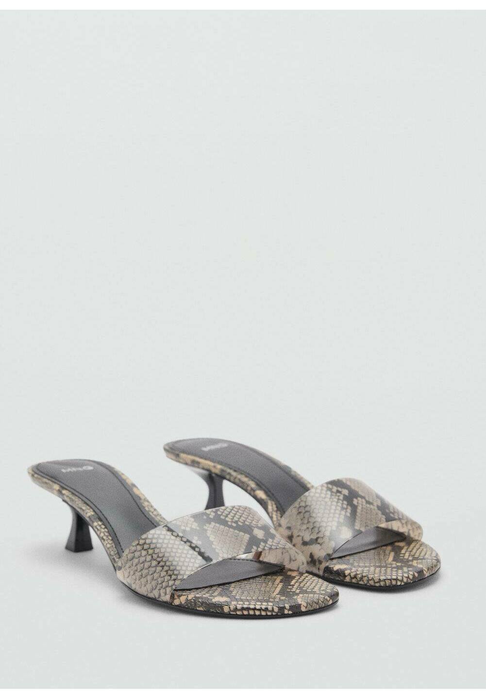 Mango CRESEN - Sandali con tacco - beige