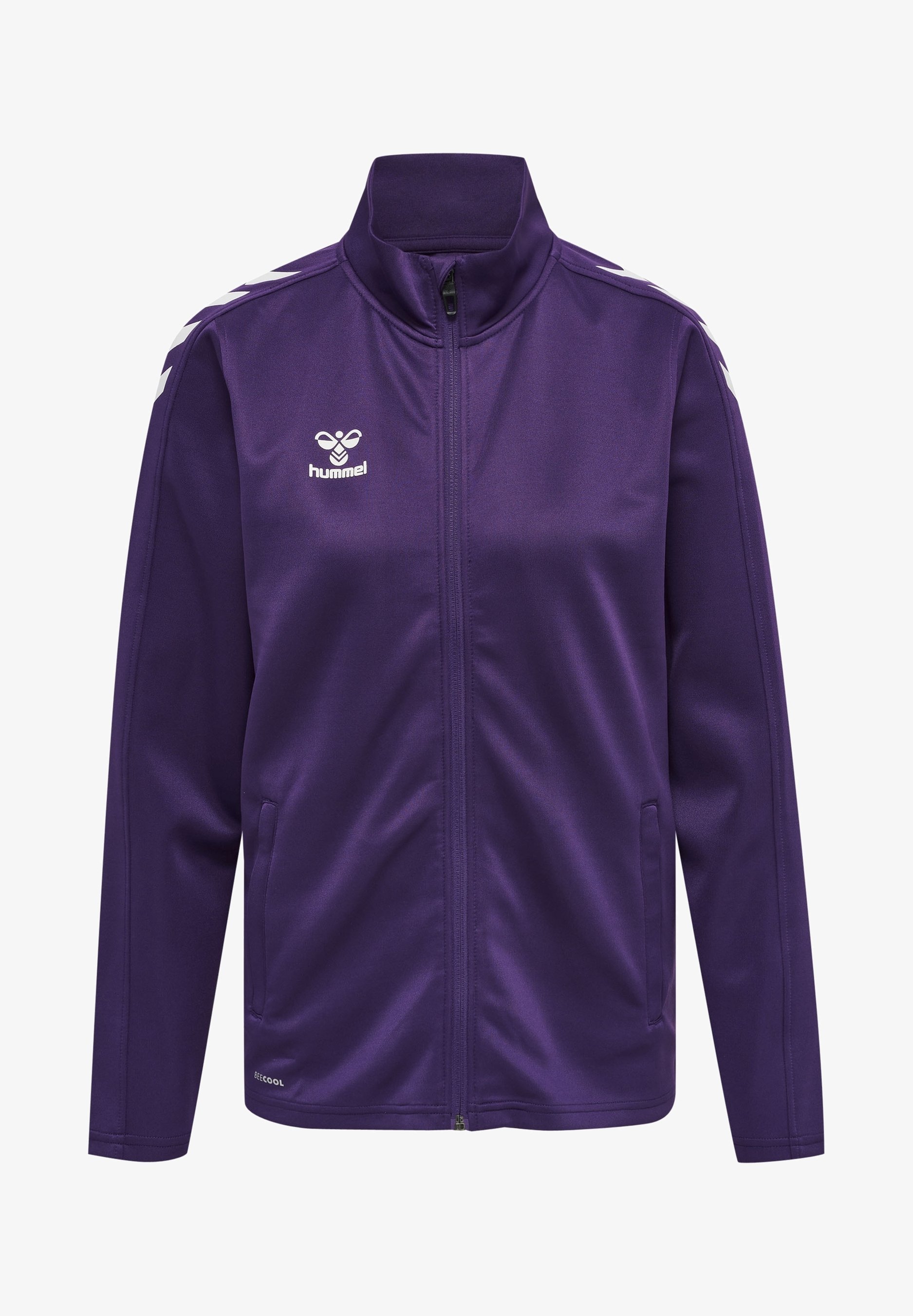 Moletom Hummel com zíper - roxo