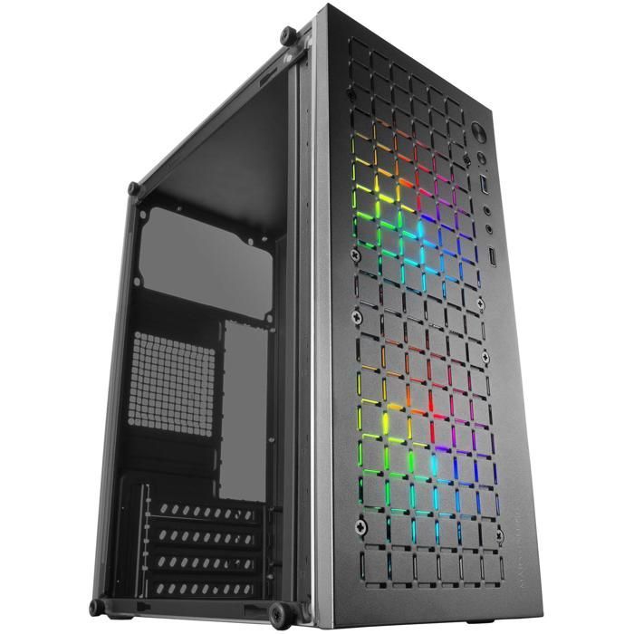 PC case - MARS GAMING - MC-CORE - Ultra-Compact - 2x 120mm RGB fans - Metal-Mesh design