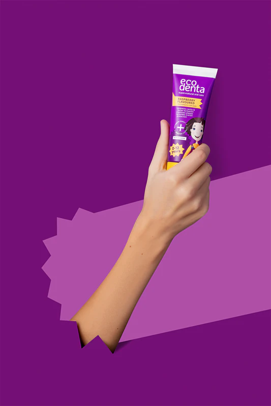 Pasta de dentes natural Ecodenta Super+ para crianças