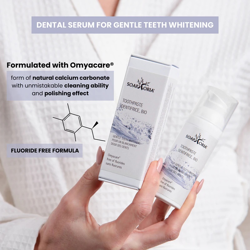 „Soaphoria Royal Tooth Serum“ – tai serumas, skirtas saugiam dantų balinimui ir emalio apsaugai.