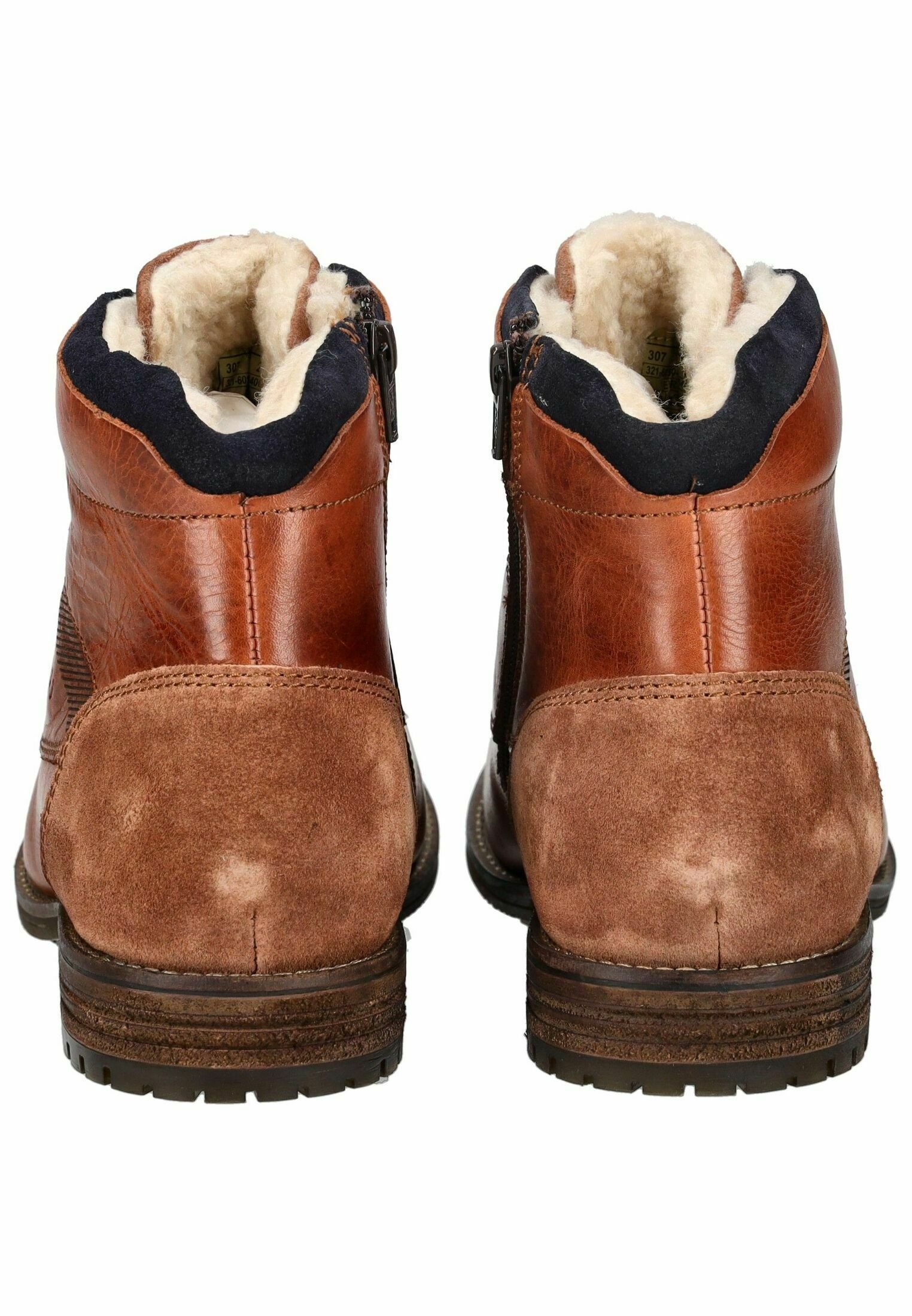 Bottines à lacets Bugatti - marron moyen 6400