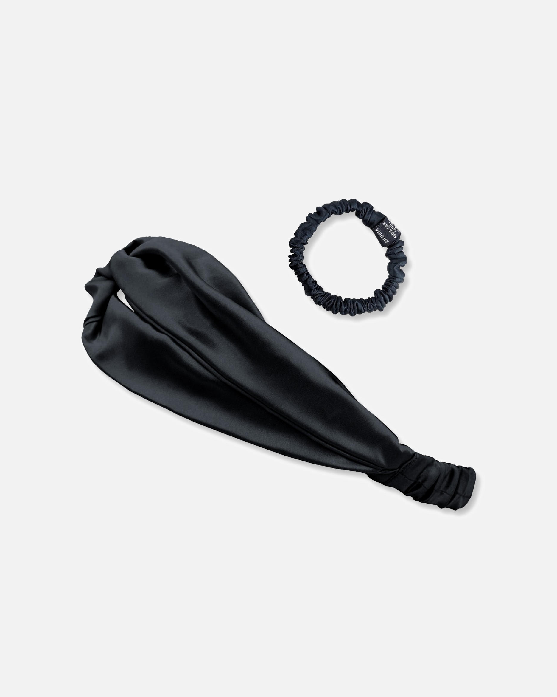 Ailoria Hairband SOYEUX & DOUX Silk hiuspanta ja hiussolmio (Scrunchie) - Setti (S) -