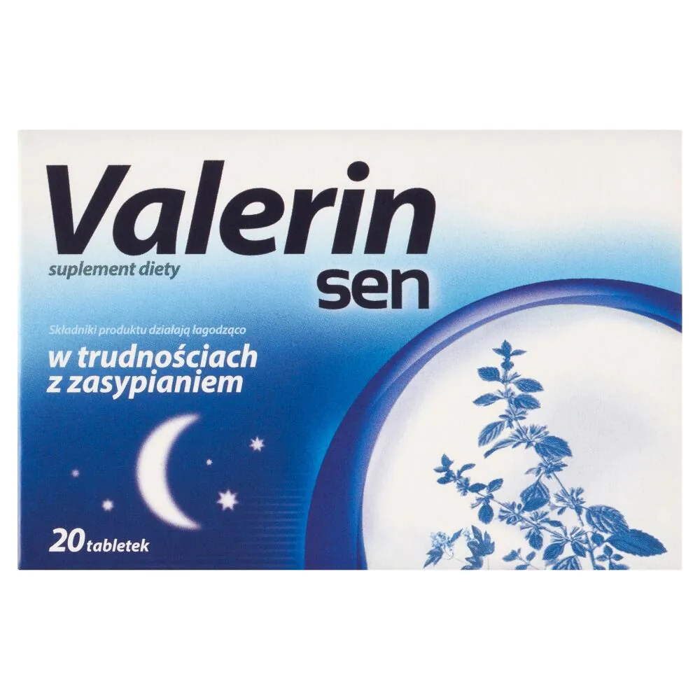 Valerin Sen, Suplement diety poprawiający jakość snu, Tabletki