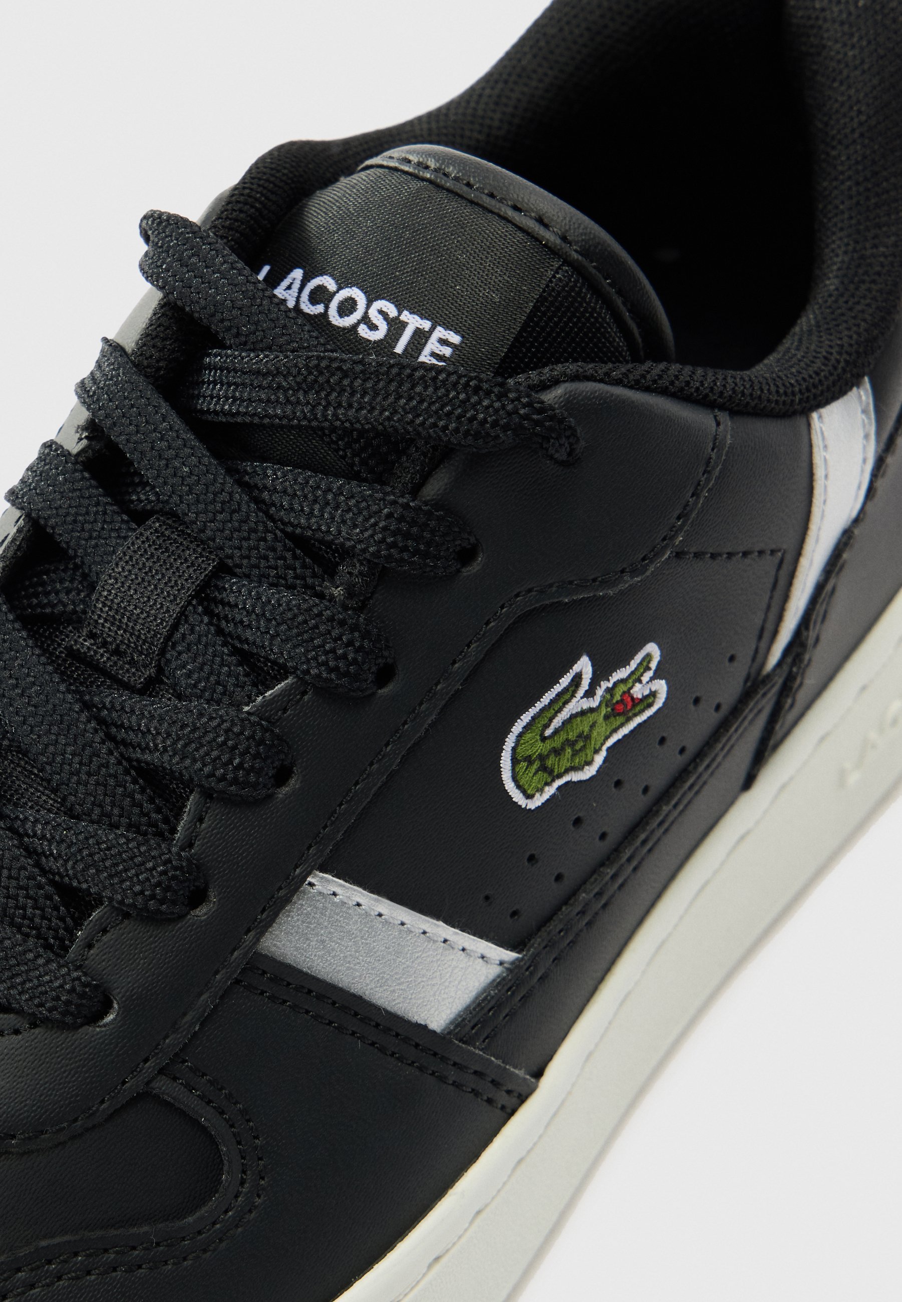 Lacoste JUNIOR T-CLIP SET UNISEX - Scarpe da ginnastica - nero/bianco sporco