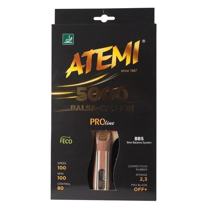 Racchette da tennis ATEMI New 5000 Pro Anatomical nere e rosse - Adulti - Garanzia di 2 anni