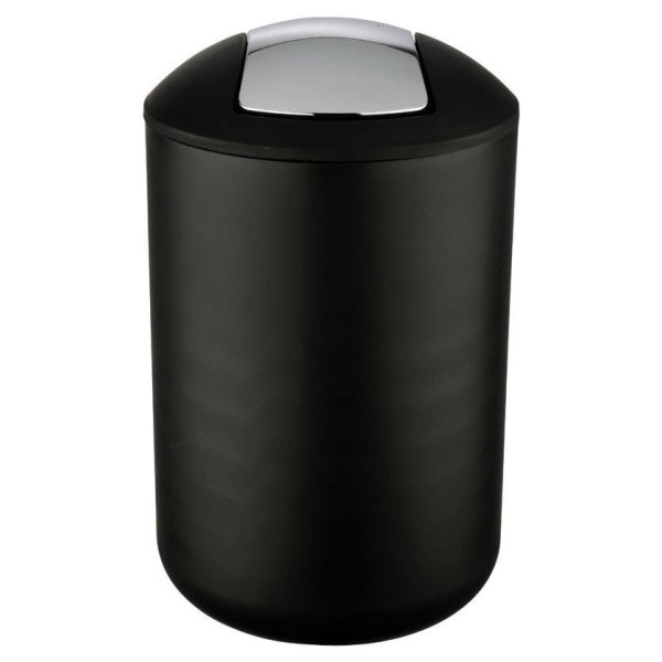 Kosz na śmieci BRASIL BLACK - 6,5 l, WENKO