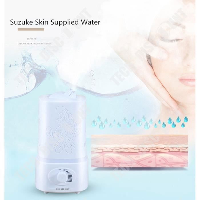 Umidificador - TD® - Silencioso - 250ml - Aromaterapia - Luz Noturna