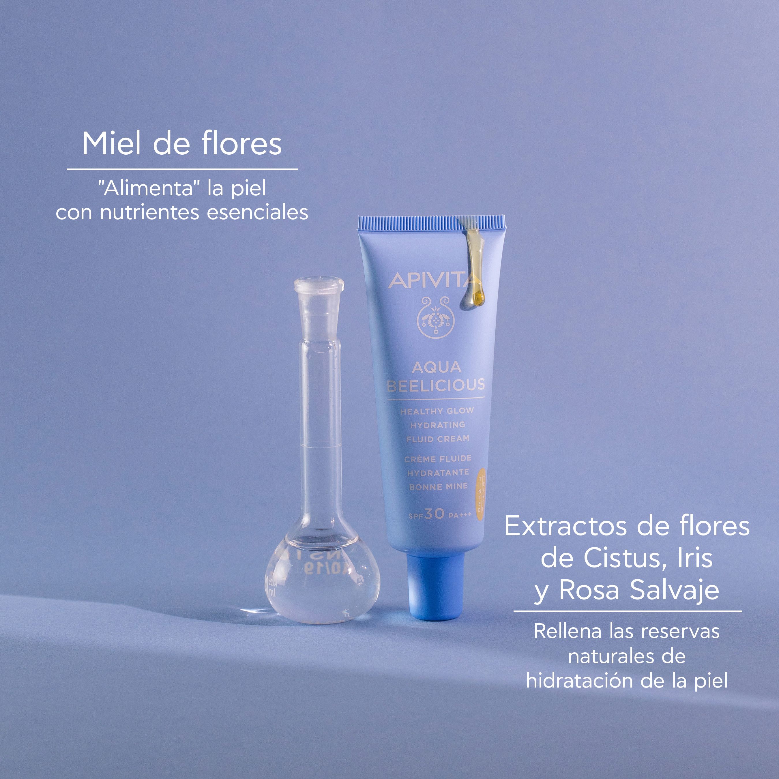 Hydratačný rozjasňujúci tekutý krém Aqua Beelicious Healthy Glow SPF30 s farbou Hydratačné krémy na tvár z lekárne