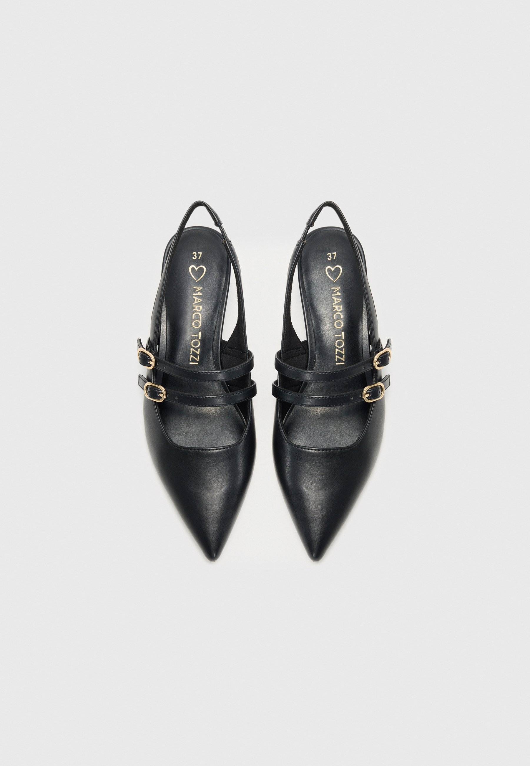 Marco Tozzi Classic hakken - zwart