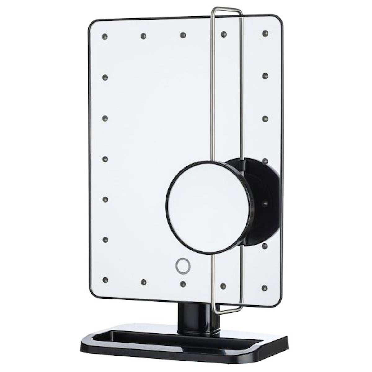 UNIQ Hollywood Classic -meikkipeili LED-valaistuksella ja suurennuksella – 1 kpl