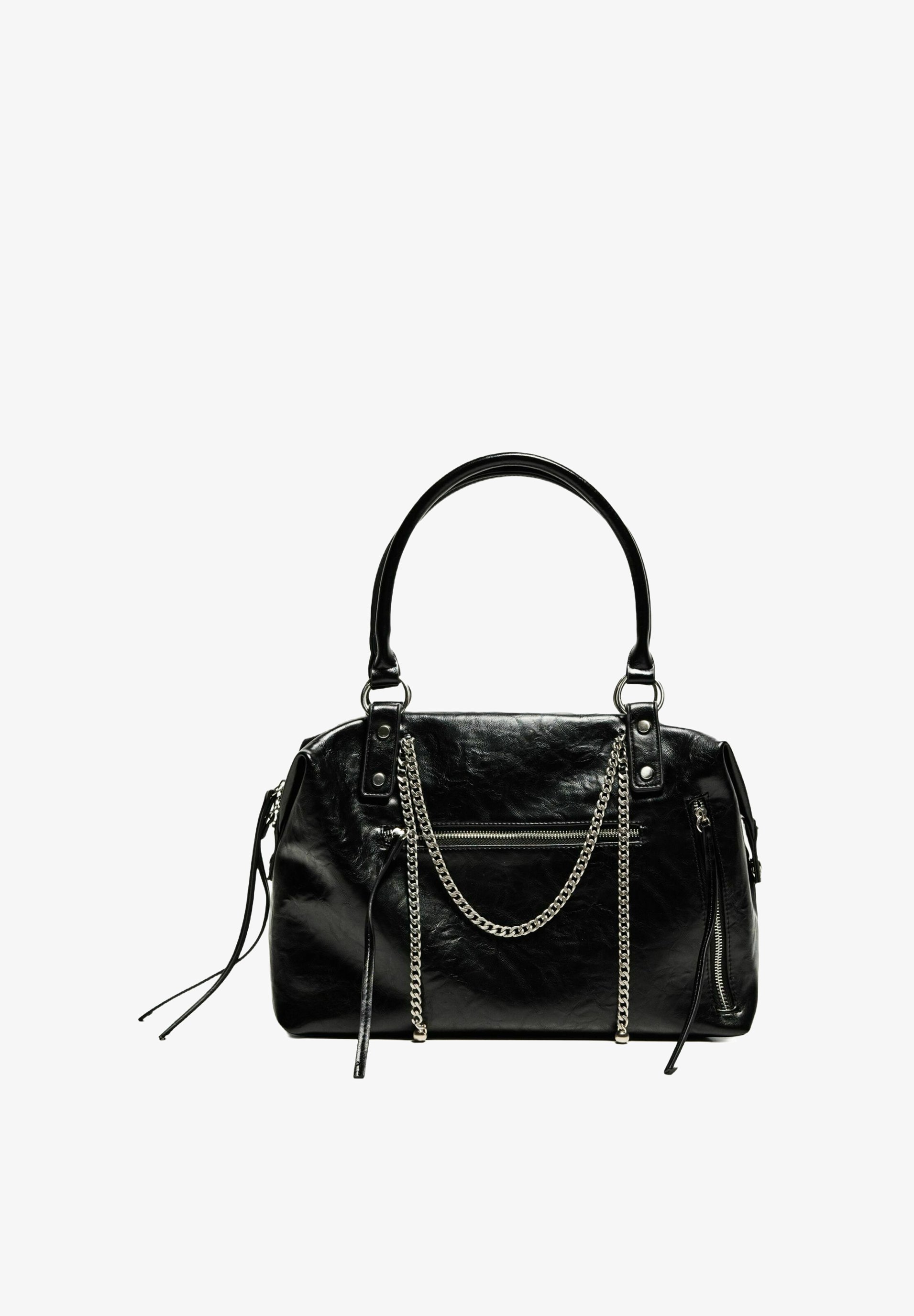 Bershka MET KETTING - Handtas - zwart