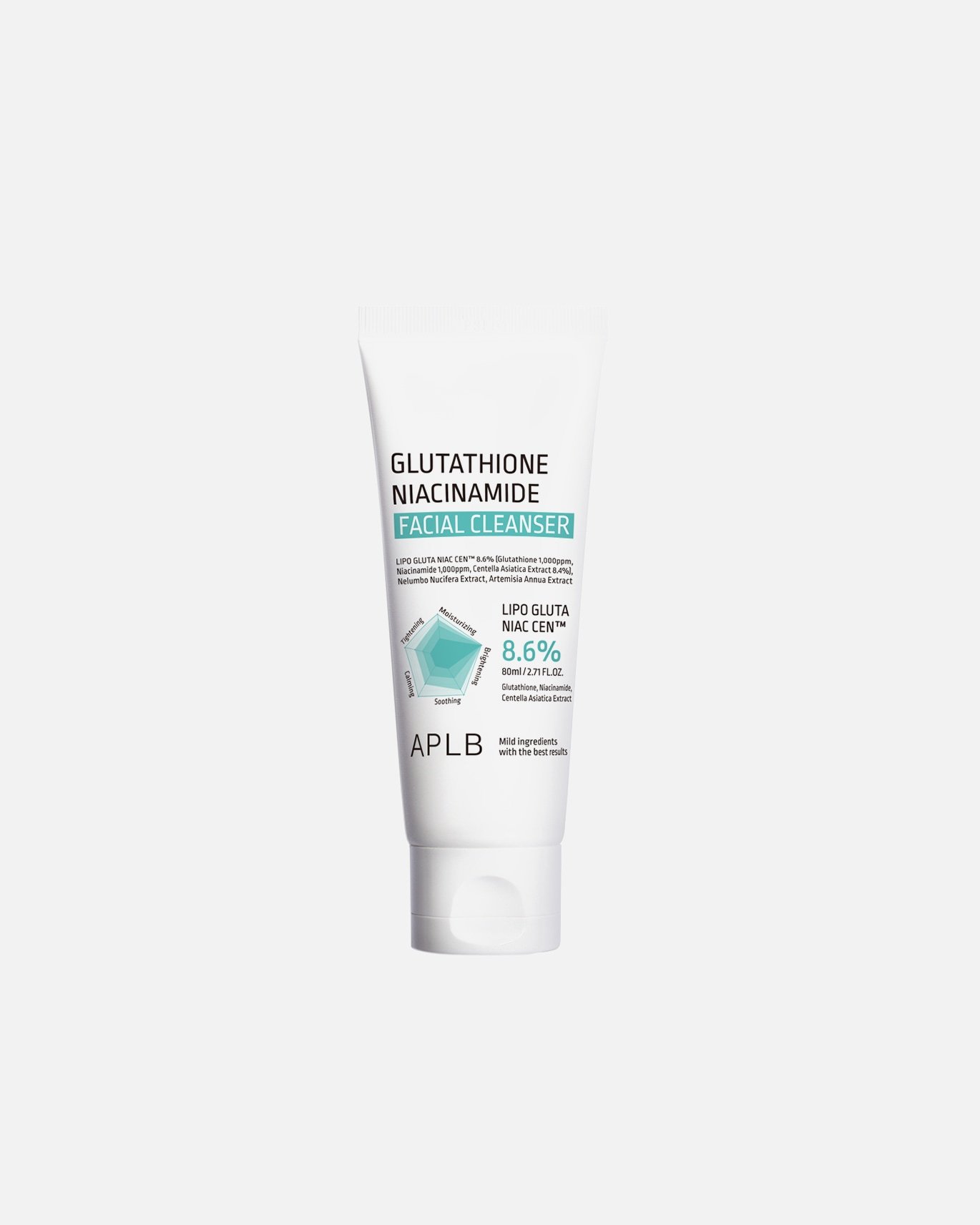 APLB Čistiaca pena na tvár s glutatiónom a niacínamidom – 80 ml